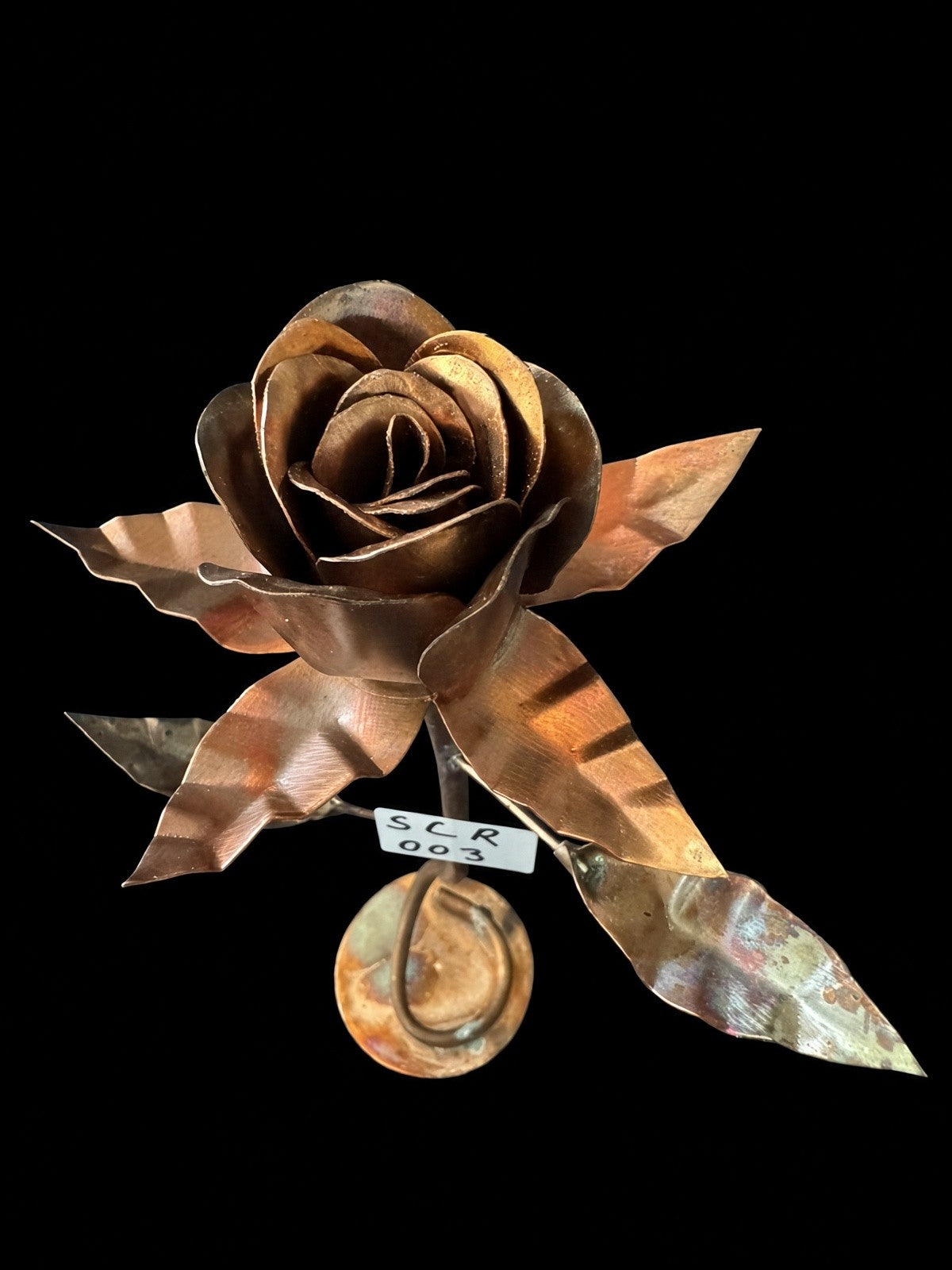 Standing Copper Rose SCR-003