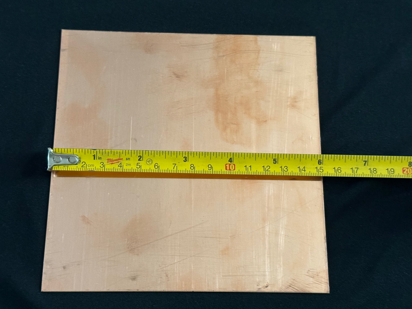 20 oz. Copper Sheet 6"X6" - Shop Seconds for Jewelry & Art.