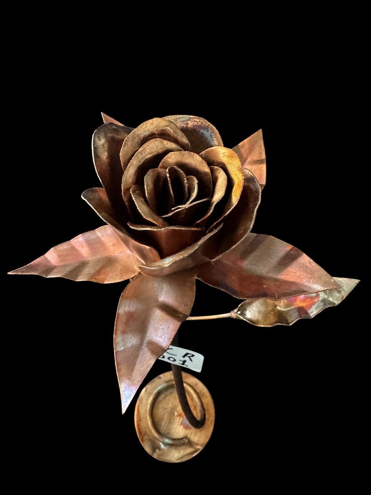 Standing Copper Rose SCR-001